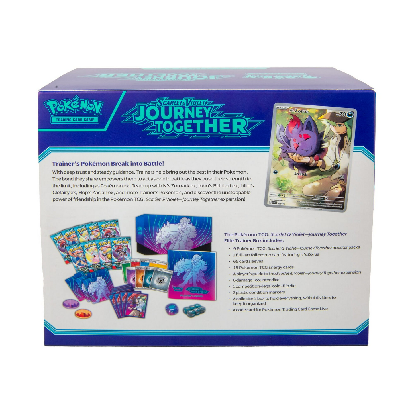 Pokémon TCG - Journey Together – Elite Trainer Box - SV:09 (JTG) - New & Sealed