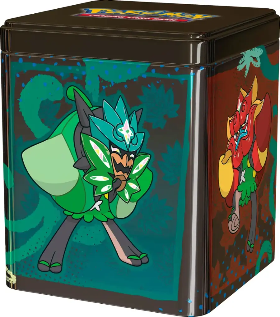 2025 Pokémon Stacking Tin – 3 Booster Packs - Various Styles