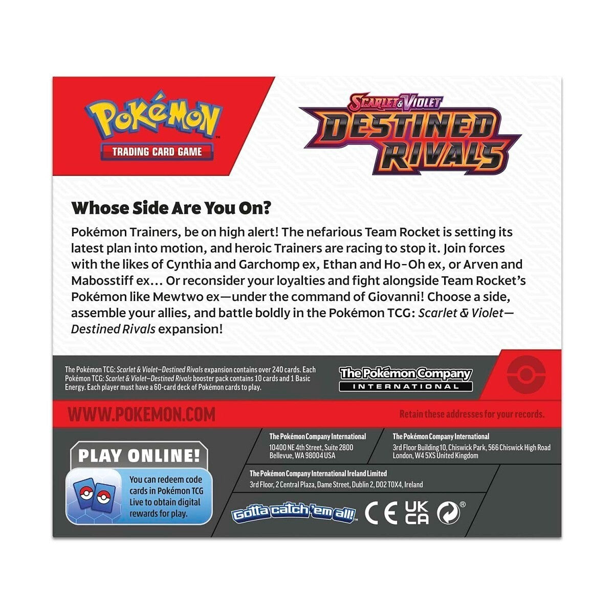 Pokemon SV10 Destined Rivals Booster Display (36 PACKS) SEALED ON HAND