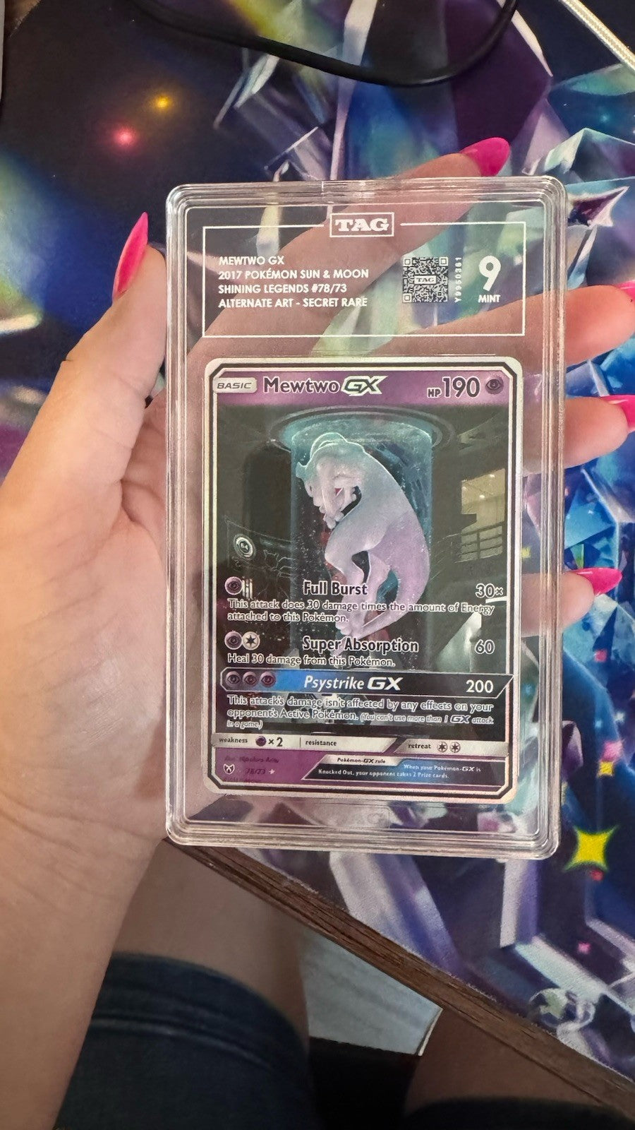 Mewtwo GX (Secret Shining) 78/73 Shining Legends Holo