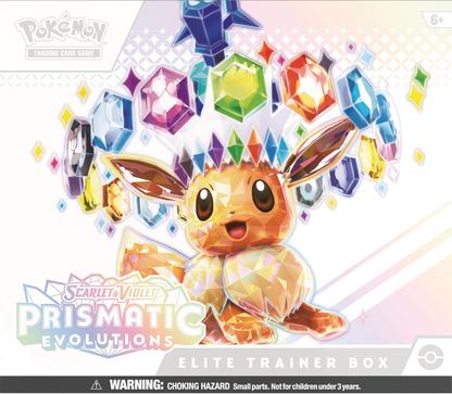 Pokémon TCG - Prismatic Evolutions Elite Trainer Box - SV:8.5 (PRE) - New & Sealed