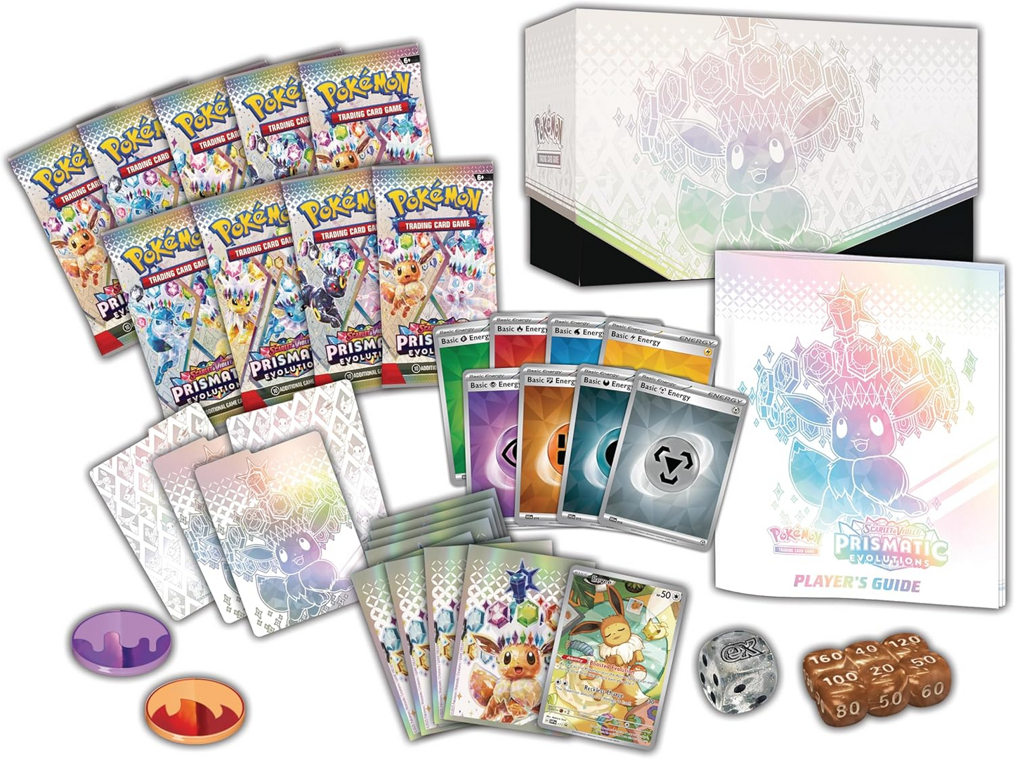 Pokémon TCG - Prismatic Evolutions Elite Trainer Box - SV:8.5 (PRE) - New & Sealed