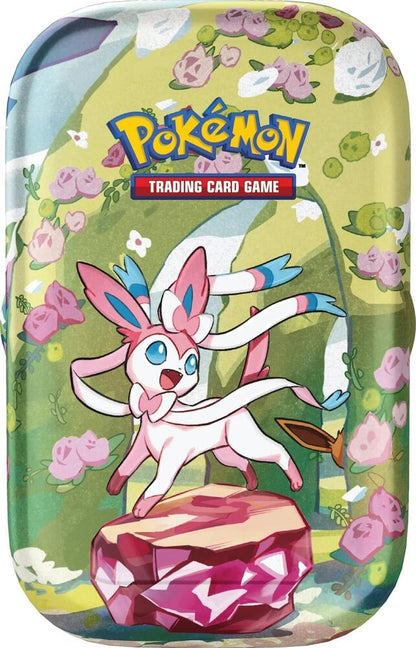 Prismatic Evolutions Mini Tin