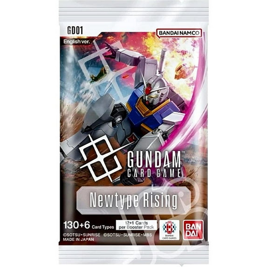 Gundam Trading Card Game Newtype Rising Booster Pack (12 Cards)