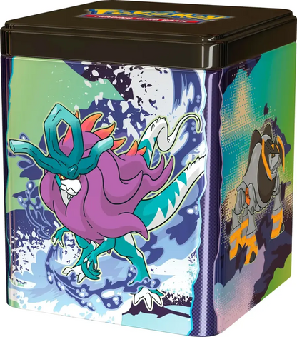 2025 Pokémon Stacking Tin – 3 Booster Packs - Various Styles
