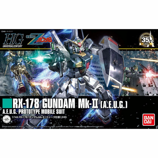 Gunpla 1/144 Bandai HGUC RX-178 Gundam Mk-II AEUG Prototype Mobile Suit Kit